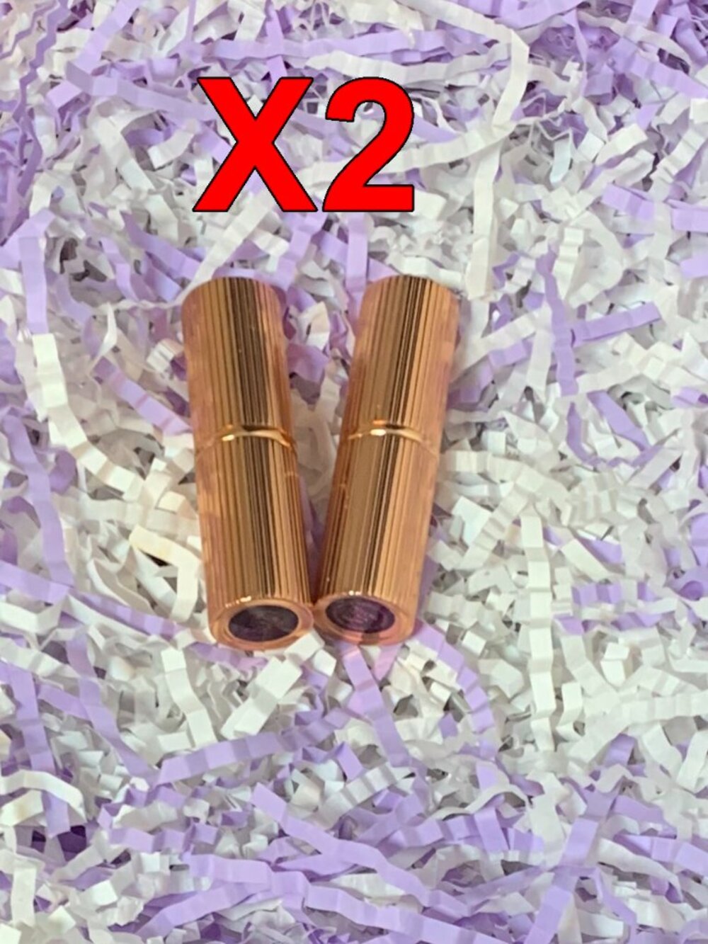 CHARLOTTE TILBURY Matte Revolution Lipstick 2X .05 oz Pillow Talk & PillowTalk 2